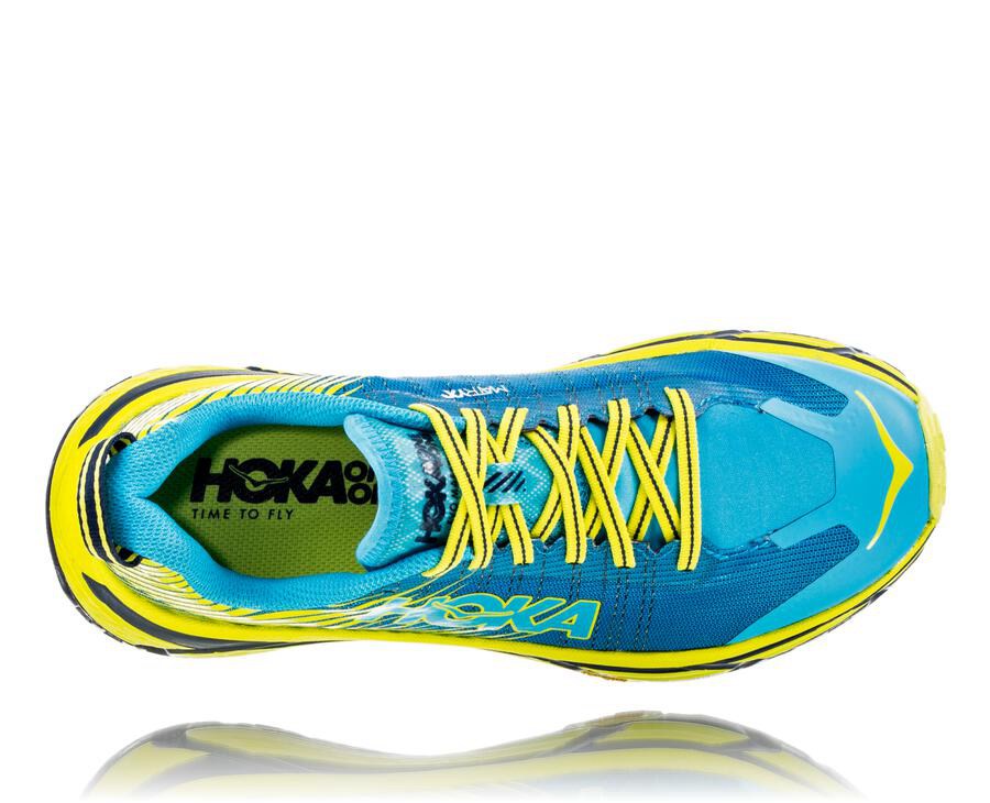 Hoka One One Evo Mafate 2 Trailskor Dam - Blå/Gröna - GZFJV-3685